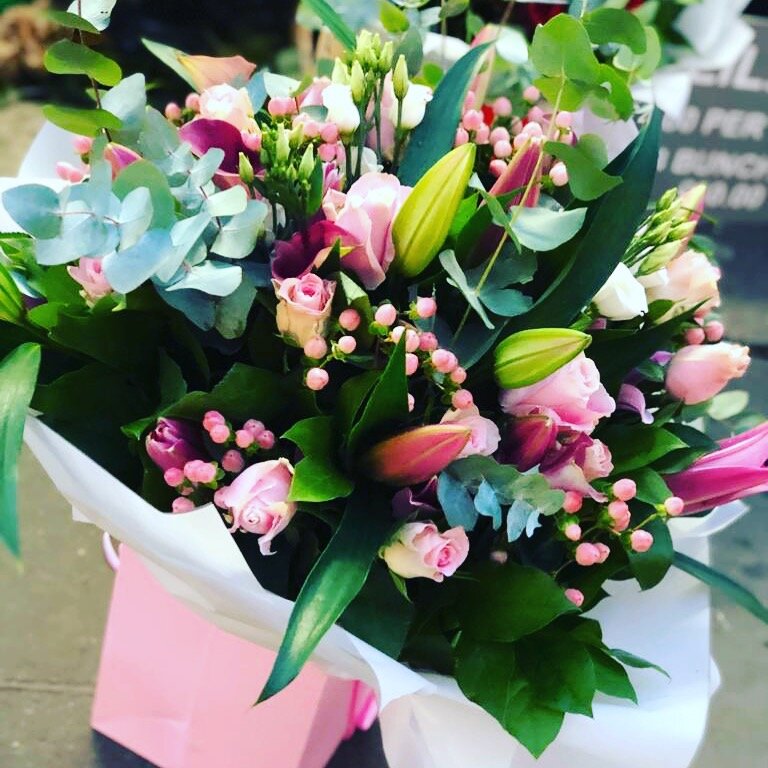 Pretty In Pinks Hand-Tied Bouquet