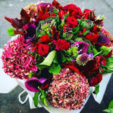 Ruby In Reds Hand Tied Bouquet